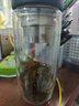 希樂(lè )玻璃杯雙層玻璃水杯高顏值男士商務(wù)辦公茶水分離杯便攜泡茶杯子 曬單實(shí)拍圖