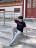 名創(chuàng)優(yōu)品（MINISO）彎刀工裝褲男夏季薄款2025新款寬松潮流網(wǎng)孔透氣沖鋒傘兵休閑褲子 【網(wǎng)孔彎刀褲】巴黎灰 XL /180(不起球 不掉色) 曬單實拍圖