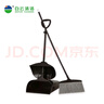 白云清潔 防風(fēng)掃把簸箕組合套裝 梳齒型垃圾鏟家用物業(yè)專用 防風(fēng)全塑料掃地笤帚 防風(fēng)掃把 灰色一套 曬單實(shí)拍圖