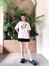 鉑吶苓洞洞鞋女款夏季花朵外穿厚底增高防臭防滑EVA沙灘包頭半拖鞋涼拖 洞洞鞋黑【花朵】 38 -39 曬單實(shí)拍圖