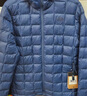 The North Face北面棉服男戶外防風(fēng)保暖立領(lǐng)夾棉外套5GLL 藍(lán)色/HDC M 曬單實(shí)拍圖