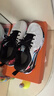 李寧（LI-NING）羽毛球鞋貼地飛行2LITE 標準白/黑色/熒光焰紅 AYTT003-2 40 曬單實拍圖