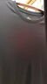 拇指白小T至尊重磅短袖T恤男春夏寬松休閑商務(wù)圓領(lǐng)上衣 耀石黑無標(biāo) 3XL  曬單實(shí)拍圖