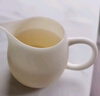 鈺銓龍門 冰種玉瓷薄胎公道杯 高檔白瓷素?zé)直韬２粻C手陶瓷配件分茶器 冰種薄胎有度公道杯（約290ml) 曬單實拍圖