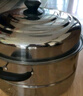 【大牌同款】不銹鋼加厚蒸鍋多層家用蒸鍋電磁爐燃?xì)庠顮t具通用 【32cm】加厚雙層蒸鍋（4-5人用) 曬單實拍圖