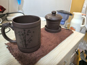 云禪尚陶紫砂杯宜興純手工泡茶杯辦公室茶杯喝茶功夫茶杯套裝水杯茶缸男士 五福呈祥套杯 定制聯(lián)系客服 老紫泥 曬單實拍圖