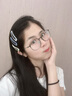清晨的星星韓系淺色系星星劉海側邊夾女新款前額碎發(fā)夾水滴bb夾可愛(ài)頭飾發(fā)飾 橢圓夾3個(gè)裝 曬單實(shí)拍圖