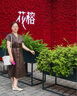 兆君2025春夏新款重磅桑蠶絲中式短袖連衣裙女香云紗真絲繡花裙子 咖色 3XL 曬單實(shí)拍圖