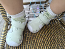 基諾浦（ginoble）寶寶學(xué)步鞋夏季季軟底透氣嬰兒涼鞋男女8-18個(gè)月兒童機(jī)能鞋GB2203 嫩綠/白色 19.5 120mm 適合腳長116-124mm 曬單實(shí)拍圖