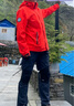 伯希和（Pelliot）[山風(fēng)]戶外三合一沖鋒衣秋冬男女硬殼防風(fēng)登山外套114301037橙L 曬單實(shí)拍圖