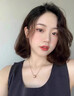 翠奢緣品牌小蠻腰項鏈女玫瑰金色時尚吊墜520送女友情人節(jié)老婆生日禮物 小蠻腰項鏈 玫瑰金色 曬單實拍圖