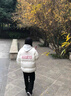 俞兆林感復(fù)古PU皮棉衣羽絨棉服外套女2025冬季新款美式加厚立領(lǐng)面包服潮 PU皮米白色【加厚防風(fēng)】 S 建議80-100斤 曬單實(shí)拍圖