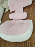 BabyWatch孕婦枕頭護(hù)腰側(cè)臥枕懷孕期托腹睡覺(jué)u型靠抱枕專用品神器皮草粉 曬單實(shí)拍圖