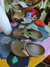 卡駱馳（CROCS）經(jīng)典特林洞洞鞋男女同款拖鞋耐磨休閑鞋|206340 卡其/彩色-2F9 40 (250mm) 曬單實(shí)拍圖