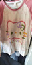 可愛hellokitty睡衣女士純棉夏季短袖短褲薄款加大碼200斤家居服 WB-5503 L （適合100-120斤） 曬單實拍圖