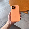 雅思戀 適用蘋果16promax手機殼新款柔彩磁吸iPhone16金屬鏡頭膜15Pro磨砂14超薄13輕奢12男女高級感 【愛馬橙】液態(tài)磁吸*內(nèi)置絨布*金屬鏡頭膜 iPhone 16 Promax 曬單實拍圖