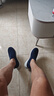 斯凱奇男鞋GOWALK6一腳蹬健步鞋緩震透氣網(wǎng)面懶人鞋216267 海軍藍色 曬單實(shí)拍圖