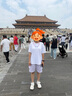 安德瑪（Under Armour）男女童休閑戶外寬松印花圓領短T童裝短上衣252320305 白色 160 曬單實拍圖