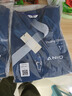 ANNO安諾/ANNO 洗手服刷手衣男女衣服手術(shù)護士服短袖衣 可定制印花繡 湖藍色 M 曬單實(shí)拍圖