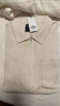 ABERCROMBIE & FITCH【拉鏈開衫】男裝25夏新款美式百搭Polo衫短袖T恤KI120-5187 暖米色 XS (170/84A) 曬單實拍圖