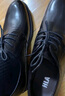 海瀾之家HLA皮鞋男士英倫風(fēng)商務(wù)經(jīng)典正裝結婚新郎鞋HAAPXM1EBA070 黑色41 曬單實(shí)拍圖