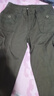 皮爾卡丹（pierre cardin）23年新款工裝褲女年春天顯瘦春秋款軍綠色純棉高腰休閑褲直筒長褲 軍綠色 L 28/L(105-115斤) 曬單實拍圖