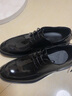 MUCILAGEKNOW輕奢男鞋2025新款皮鞋男商務(wù)休閑正裝鞋男士套腳樂福鞋新郎婚鞋 酒紅色 42 標(biāo)準(zhǔn)皮鞋碼 曬單實(shí)拍圖