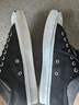 匡威（Converse）官方 Jack Purcell開口笑男女休閑板鞋黑色164056C 164056C 41 曬單實(shí)拍圖