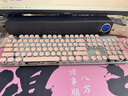 羅技（Logitech） K845 有線機(jī)械辦公鍵盤 游戲電競 朋克復(fù)古鍵盤外設(shè)電腦筆記本節(jié)日禮物 diy個(gè)性鍵帽 K845(紅軸)+經(jīng)典朋克鍵帽-粉 曬單實(shí)拍圖