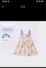 JELLYBABY【2025夏裝上新】女童連衣裙2小童法式裙子兒童公主裙5兒童吊帶裙 紫色 【7A抗菌】 110 CM 曬單實拍圖