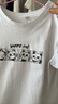 MJ STYLE純棉短袖t恤女2025年夏季女裝新款甜美ins風(fēng)白色簡約潮流短款半袖 曬單實拍圖