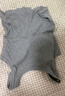 浪莎吊帶背心女帶胸墊免穿文胸可外穿內(nèi)搭運(yùn)動(dòng)螺紋打底衫 灰色 L  曬單實(shí)拍圖