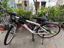 永久山地自行車成人山地車學(xué)生鋁合金變速油碟剎內(nèi)走線男女士單車賽車 輻條/白粉色/競(jìng)速軸承/超強(qiáng)減震 26寸【適合：155-185cm】 24速【定位變速器】 曬單實(shí)拍圖
