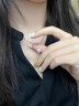 央創(chuàng)時尚足銀項鏈女款輕奢小眾高級感七夕情人節(jié)生日禮物女生送女朋友老婆 曬單實拍圖
