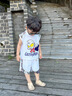 G.DUCKKIDS小黃鴨聯(lián)名奧特曼衣服男童夏裝套裝兒童夏季背心兩件套寶寶運(yùn)動(dòng)服 白色 120 (建議105-115cm 4-5.2周歲) 曬單實(shí)拍圖