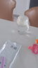 albo學(xué)飲杯寶寶嘬口杯廣口兒童魔術(shù)水杯嬰兒喝水喝奶唇控啜飲杯 BZ351 曬單實拍圖