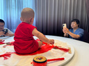 歐妮姿抓周用品全套男寶女寶周歲生日場景布置龍寶寶氣球道具豪華25件套 曬單實拍圖