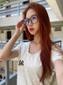 正肩純棉短袖t恤女夏季內(nèi)搭圓領(lǐng)體恤收腰修身緊身薄款小個子上衣 白色 M 曬單實拍圖