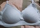 曼可嬌少女無(wú)痕內衣女無(wú)鋼圈小胸聚攏上托收副乳防下垂純欲蕾絲吊帶文胸 淺藍-麥穗款 XXL(建議38/85ABC) 曬單實(shí)拍圖