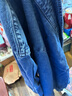 Levi's李維斯男士美式復(fù)古休閑簡約商務(wù)通勤藍(lán)色牛仔長袖襯衫外套 牛仔藍(lán) M 曬單實(shí)拍圖