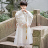 奧蒙威漢服男童宋制國學(xué)服秋季兒童古裝男孩中國風(fēng)明制唐裝演出服T23038 燙金長(cháng)袖 130 曬單實(shí)拍圖