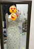 UR【鐘楚曦同款】2025春季新款女裝蝴蝶結(jié)木耳邊長袖T恤UYL450054 米白 （領(lǐng)口偏低） XL 曬單實拍圖