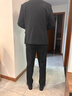 CEO雅戈?duì)?025夏季西裝男套裝商務(wù)正裝意式西服三件套高端時(shí)尚新郎結(jié) 暗影黑(西服+馬甲+西褲，送領(lǐng)帶) 3XL 56 曬單實(shí)拍圖