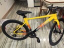 蘭令公路車(chē)自行車(chē)全內線(xiàn)變速碟剎賽車(chē)成年人男學(xué)生女青少年代步單車(chē) 競速黑黃 全內線(xiàn) 彎把 700C（165-188CM） 16速 藍圖/順泰手變一體 60刀 曬單實(shí)拍圖