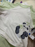 babycare山茶花短袖套裝2025春夏新款短袖短褲家居服寶寶睡衣 奶白綠 120  曬單實(shí)拍圖