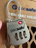 Pacsafe 鋼絲密碼鎖 背包掛鎖 旅行包鋼絲繩鎖 行李箱TSA鎖 Prosafe800 TSA鋼絲繩掛鎖 曬單實(shí)拍圖