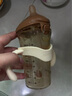 奶爸爸（Nicepapa）翻蓋吸管奶瓶一歲以上大寶寶300ml斷奶奶瓶寬口徑耐摔PPSU吸管杯 曬單實(shí)拍圖