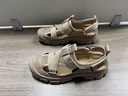 Jeep吉普包頭涼鞋男夏季外穿軟底透氣沙灘鞋涉水防滑溯溪鞋速干涼拖鞋 黑色 39 【標準皮鞋尺碼】 曬單實拍圖