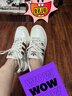 adidas NY 90 STRIPES經(jīng)典運(yùn)動(dòng)板鞋男女春季新款阿迪達(dá)斯三葉草 漢玉白/紅色/金色     37 曬單實(shí)拍圖
