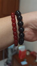 中國黃金（CHINA GOLD）酒紅色石榴石手鏈男女款轉(zhuǎn)運珠水晶手串520情人節(jié)禮物送女友愛人 【今/次日達(dá)】石榴石手鏈-10mm 曬單實拍圖